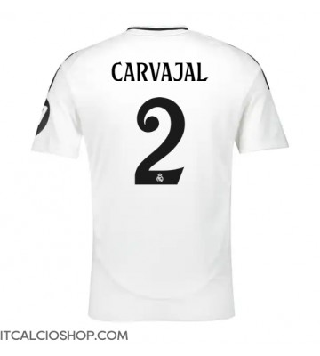 Real Madrid Daniel Carvajal #2 Prima Maglia 2024-25 Manica Corta